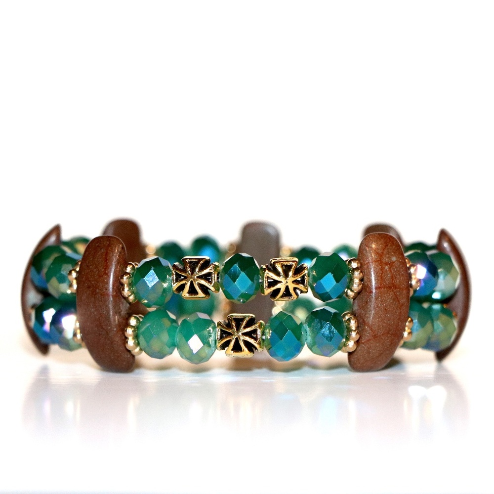 Crystal Howlite Bracelet: Good Luck & Calming